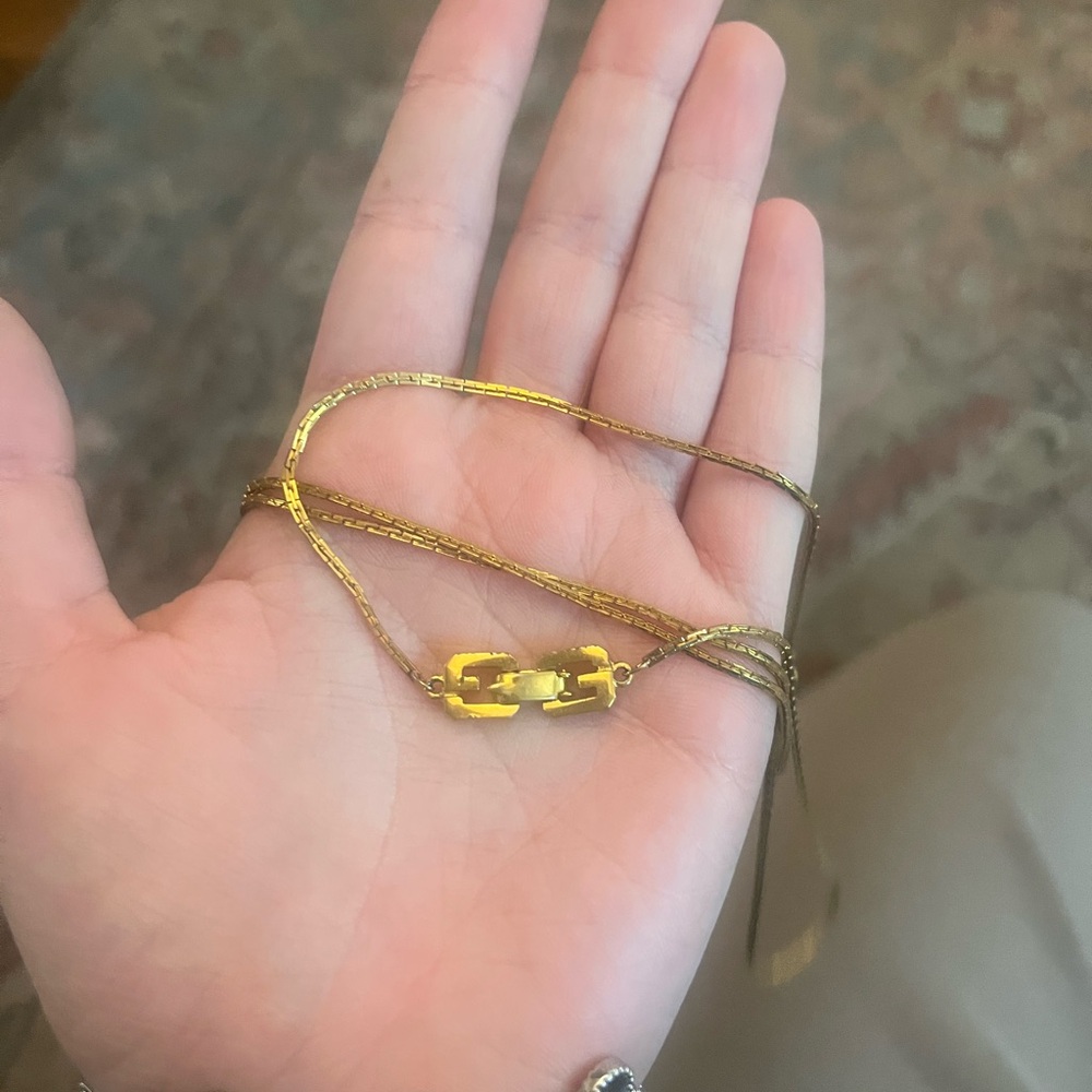Givenchy Gold Necklace Elegant Design